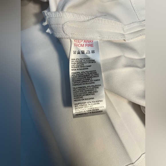 IETS FRANS White Pleated A-Line Tennis Mini Skirt Size Medium - Picture 9 of 13